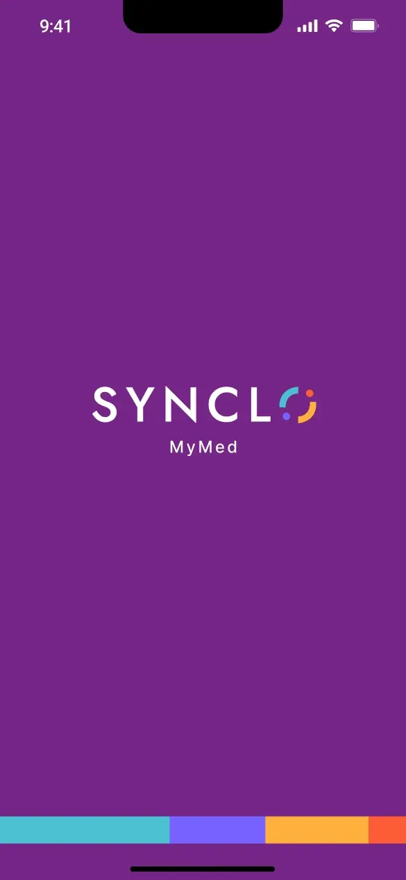 Synclo MyMed splash screen