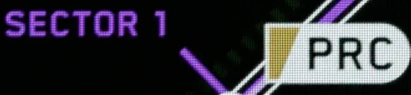 Close-up from the still: purple means fastest