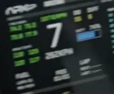 Close-up from the still: one huge number
