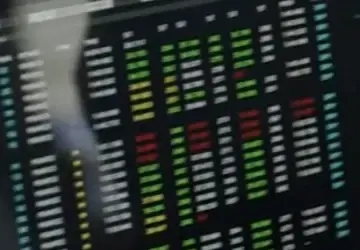Close-up from the still: the timing tower