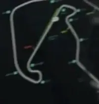 Close-up from the still: the track as a line