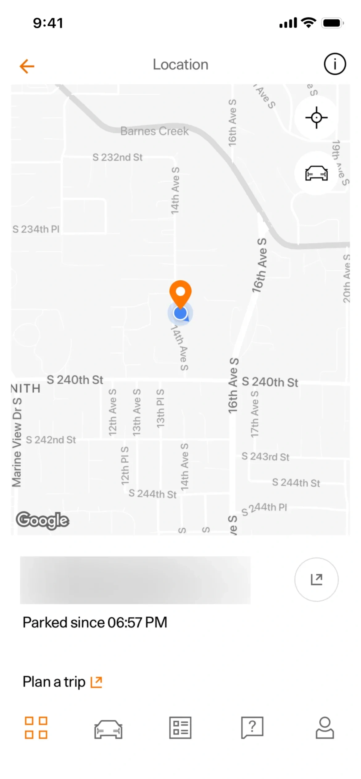 Polestar app: where you left it